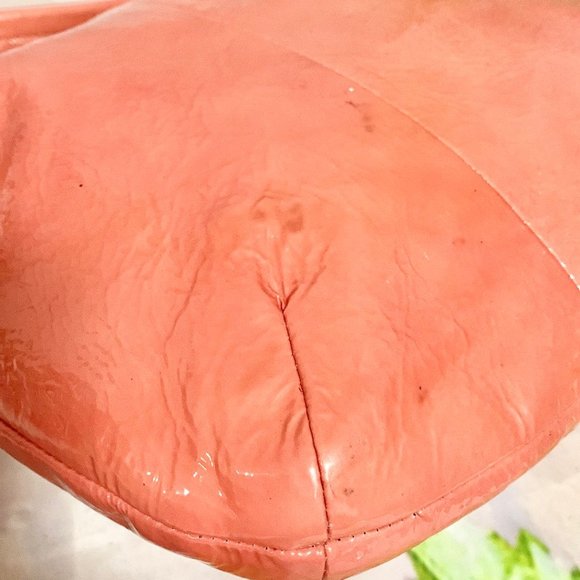 COACH 19299 KRISTIN PATENT LEATHER ROSE HOBO BAG MSRP $328 - Picture 13 of 15